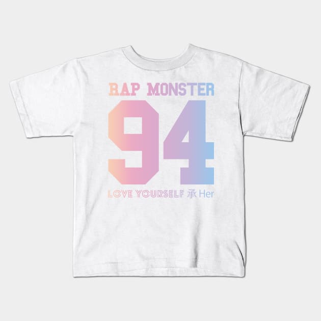 BTS (Bangtan Boys) LOVE YOURSELF 轉 'Her' RM 94 Jersey Kids T-Shirt by iKPOPSTORE